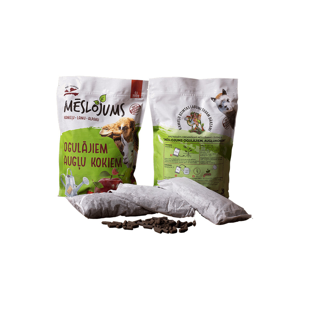 Mēslojums ogulājiem, augļu kokiem (4x200g)