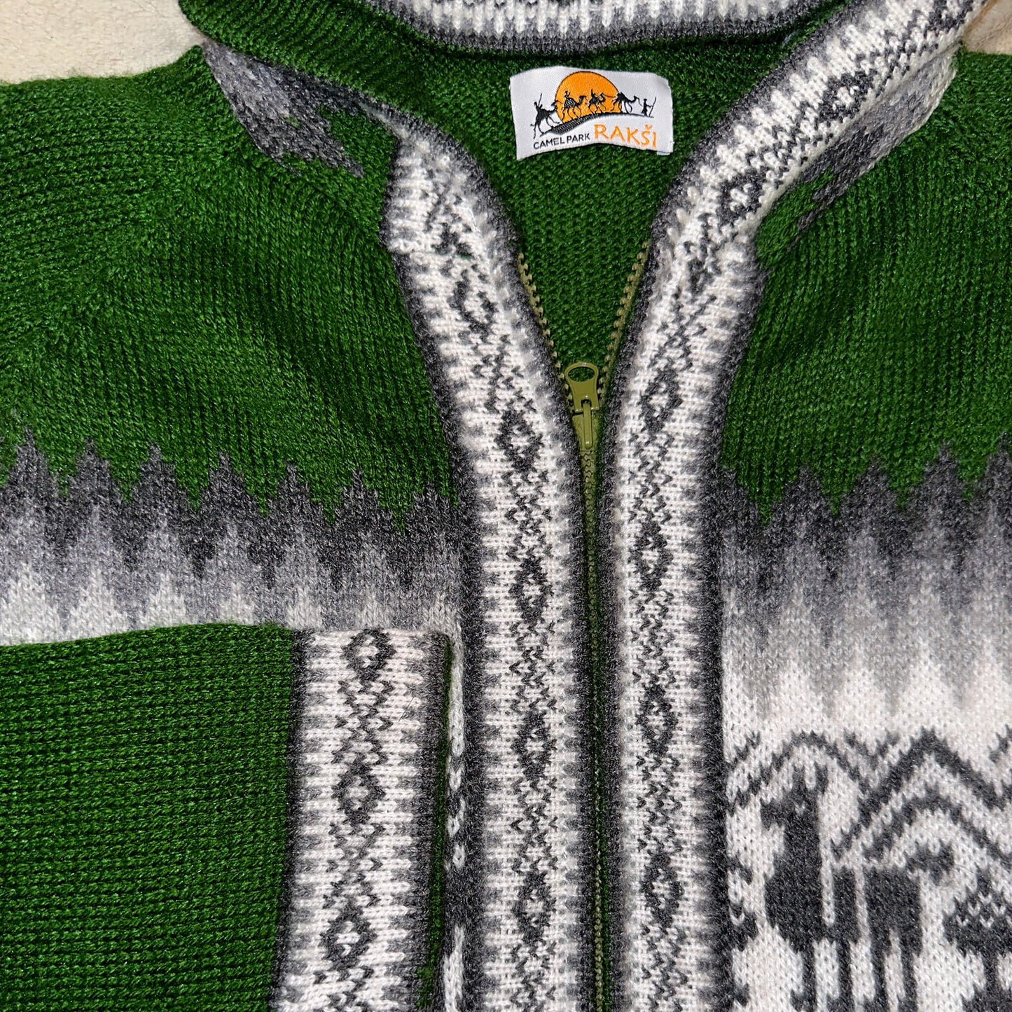 Adult cardigan from Peru